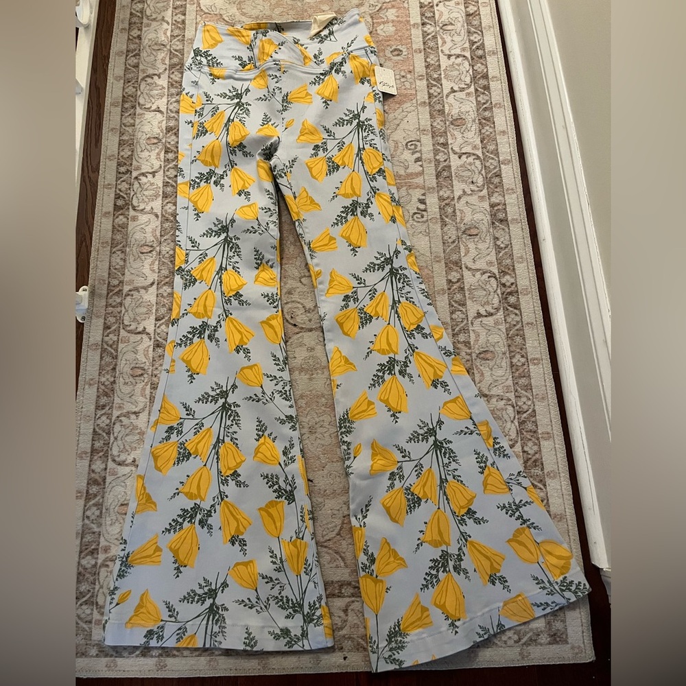 Free People Venice Beach high rise flare pants